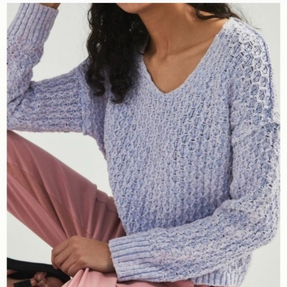 Pilcro  By Anthropologie Women's Purple Christian Knit Anthro Sweater Size Small - Picture 1 of 11